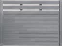 BM MASSIVHOLZ Holzzaun Grau 180x135 cm Bild 1