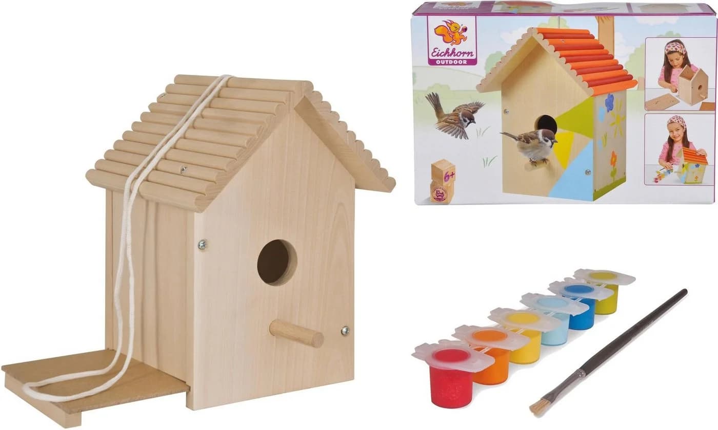 EICHHORN Kreativset Outdoor Vogelhaus zum Bemalen - Bild 2
