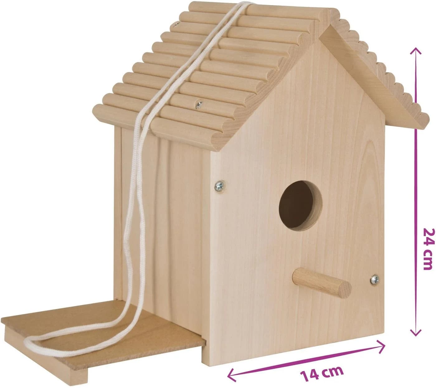 EICHHORN Kreativset Outdoor Vogelhaus zum Bemalen - Bild 4