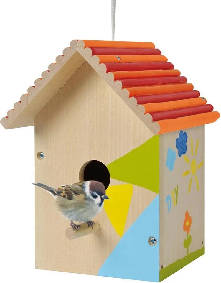 EICHHORN Kreativset Outdoor Vogelhaus zum Bemalen - Bild 5
