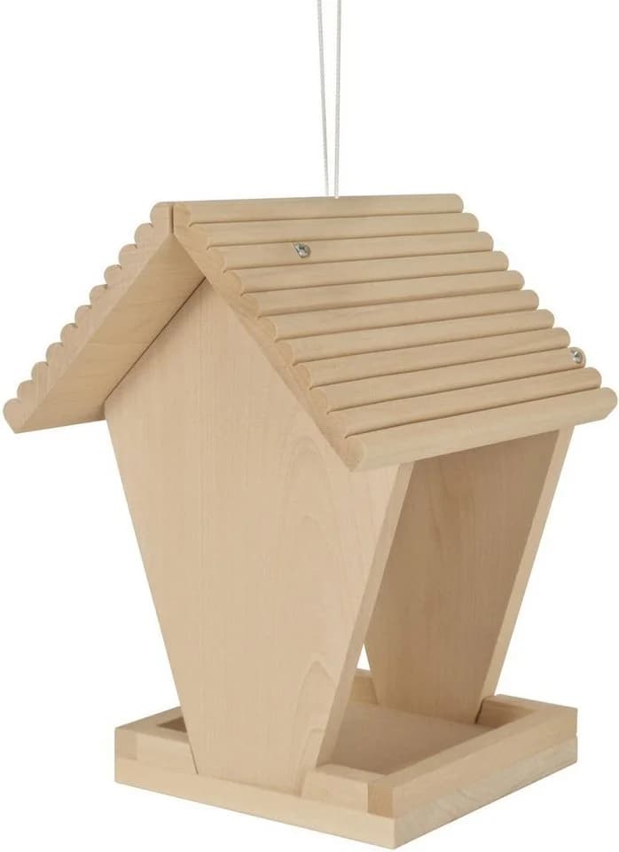 Eichhorn Kreativset Outdoor Futterhaus Beige Natur Bastelset - Bild 4