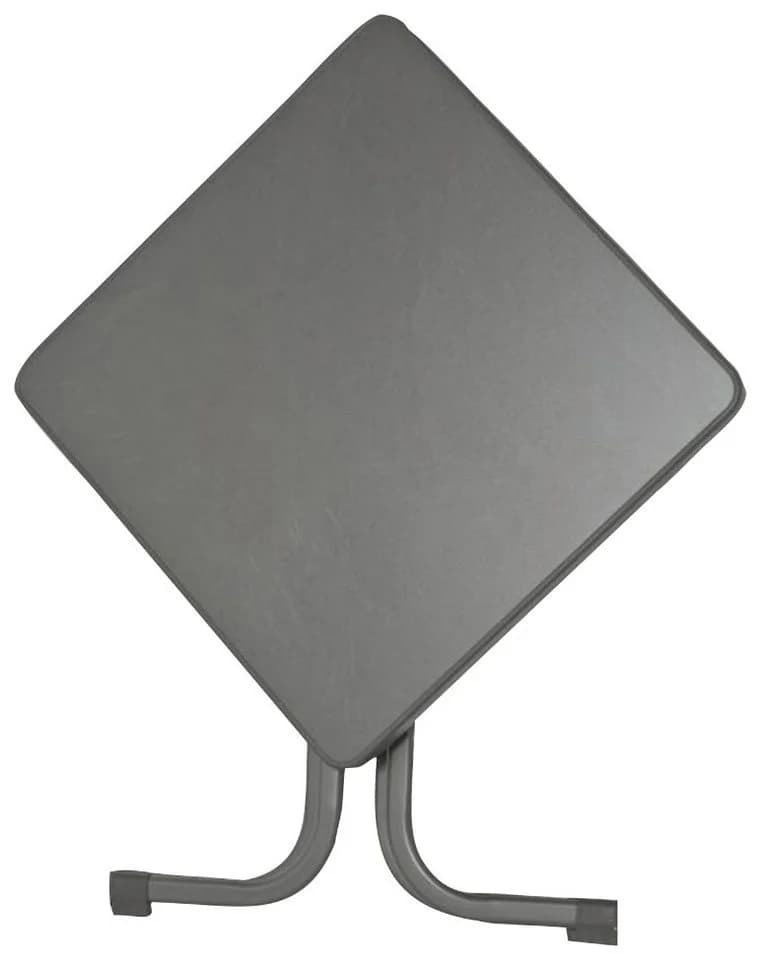 sieger Gartentisch Anthrazit Metallfarben Viereck Verstellbar
