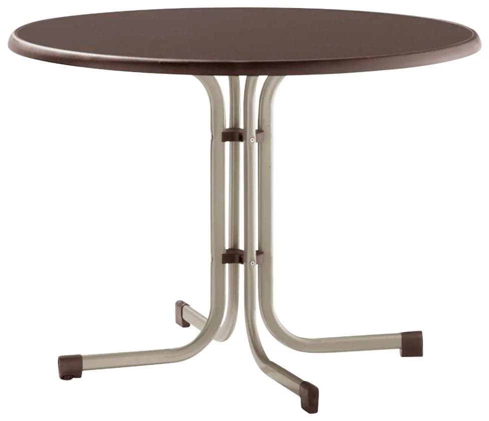 sieger Gartentisch mecalit® PRO-Platte Mocca/Champagner