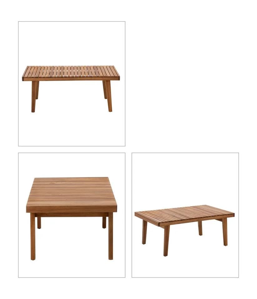 Dehner Balkonset Santiago 4-teilig Akazienholz - Bild 5