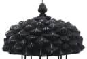 Dehner Vogelhaus Futtersäule Louise Grau Metall Bild 4