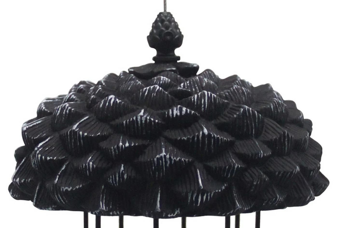 Dehner Vogelhaus Futtersäule Louise Grau Metall - Bild 4