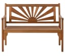 Dehner Gartenbank Sunshine Klappbank 2-Sitzer Akazienholz Bild 1