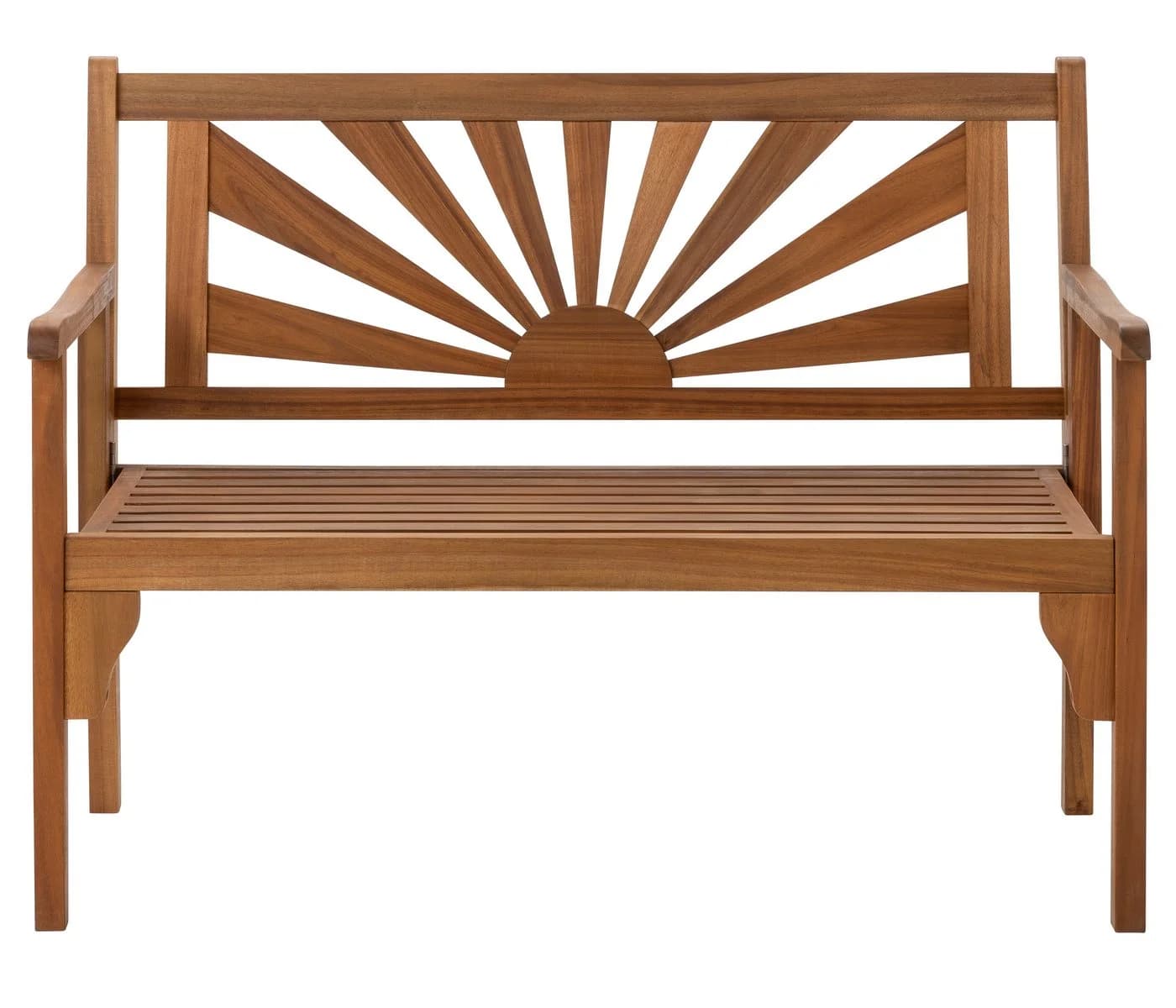 Dehner Gartenbank Sunshine Klappbank 2-Sitzer Akazienholz