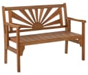 Dehner Gartenbank Sunshine Klappbank 2-Sitzer Akazienholz Bild 2