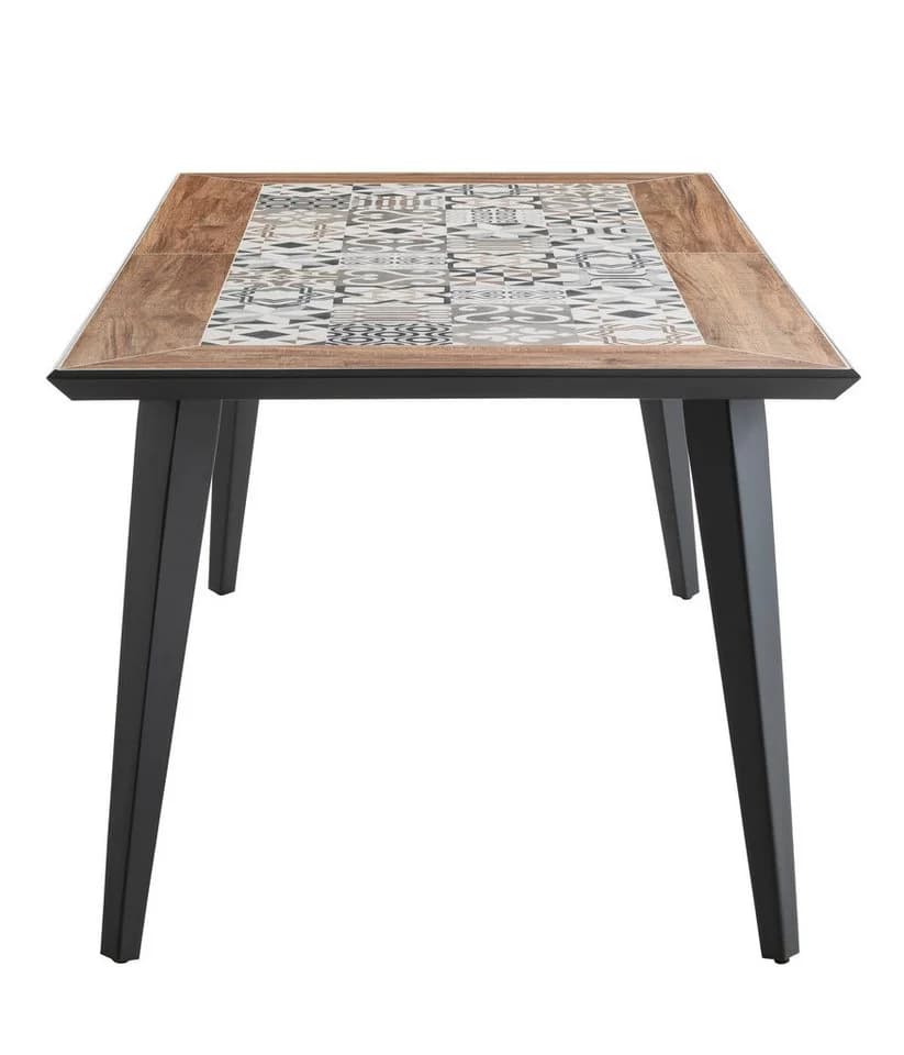 Dehner Gartentisch Lissabon 6 Sitzplätze Aluminium Keramik Mosaik - Bild 3