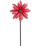 Dehner Gartenstecker Blume Lila mit Windspiel Bild 2