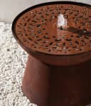 Dehner Gartenbrunnen Floral Cortenstahl mit LED-Beleuchtung Bild 4
