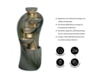 Dehner Gartenbrunnen Atlas Grau mit LED-Beleuchtung Bild 3