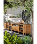 Dehner Eckregal Southampton mit Granitplatte Akazienholz Bild 4
