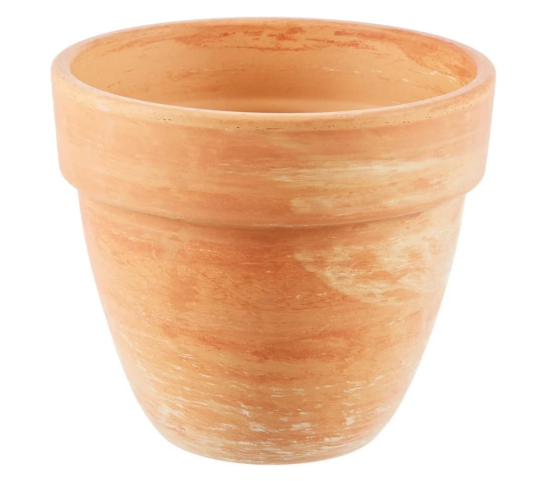 Dehner Blumentopf Levante Terrakotta marmoriert orange - Bild 2