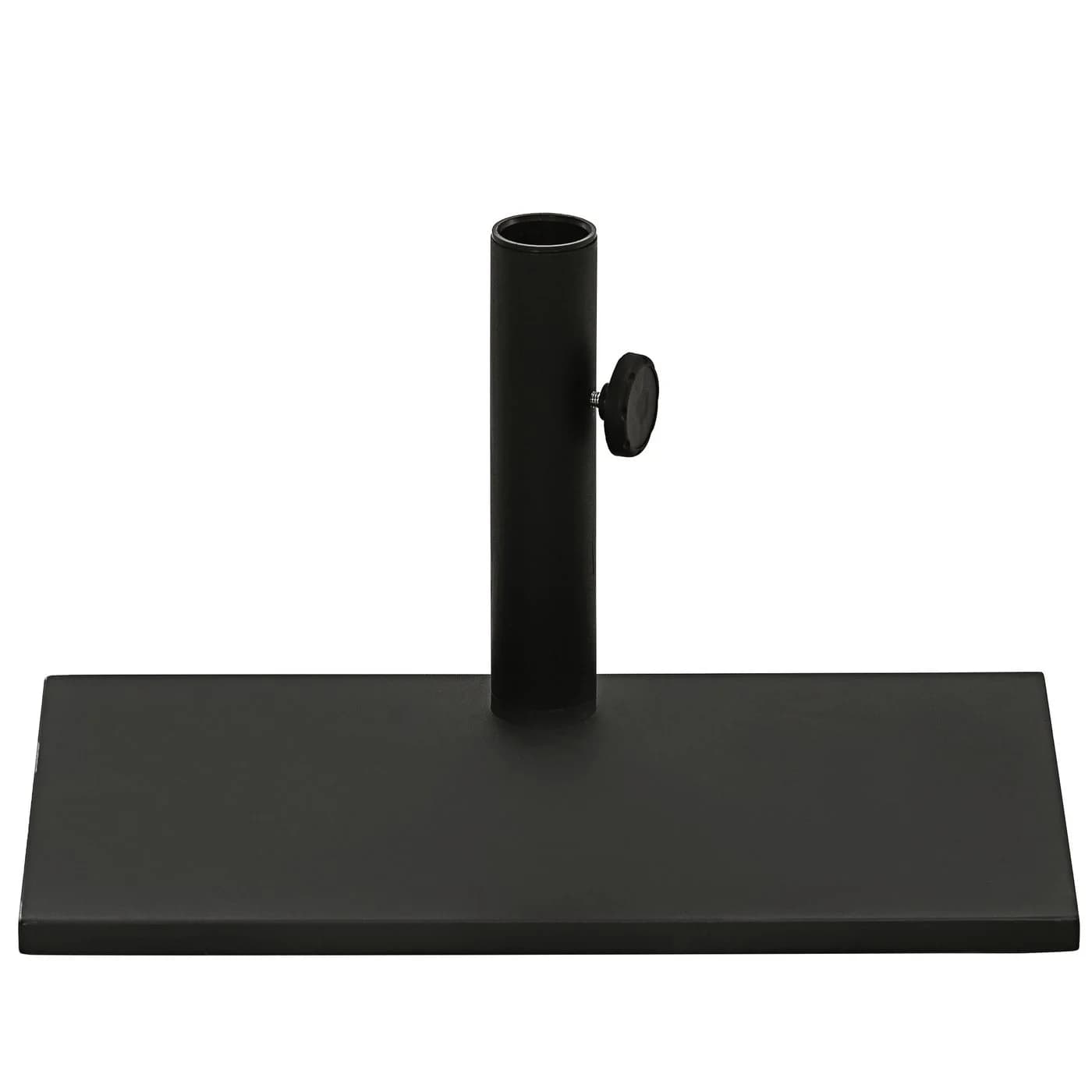 Dehner Schirmständer Eckig Schwarz Stahl 20 kg - Bild 2