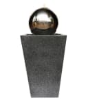 Dehner Gartenbrunnen Kioto mit LED Edelstahl Bild 2