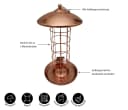 Dehner Meisenknödel Futtersäule Joelle 16 cm Kupfer Metall Bild 1