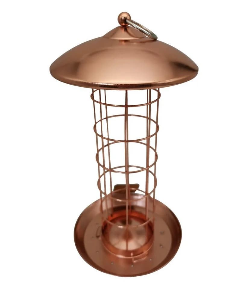 Dehner Meisenknödel Futtersäule Joelle 16 cm Kupfer Metall - Bild 2