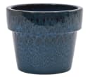 Dehner Blumentopf Keramiktopf Glasiert Blau Bild 2