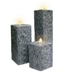 Dehner Gartenbrunnen Nizza mit LED Granit Bild 1