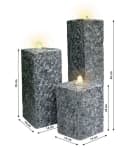 Dehner Gartenbrunnen Nizza mit LED Granit Bild 5