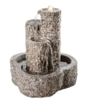 Dehner Gartenbrunnen Heidelberg Granit LED Bild 1