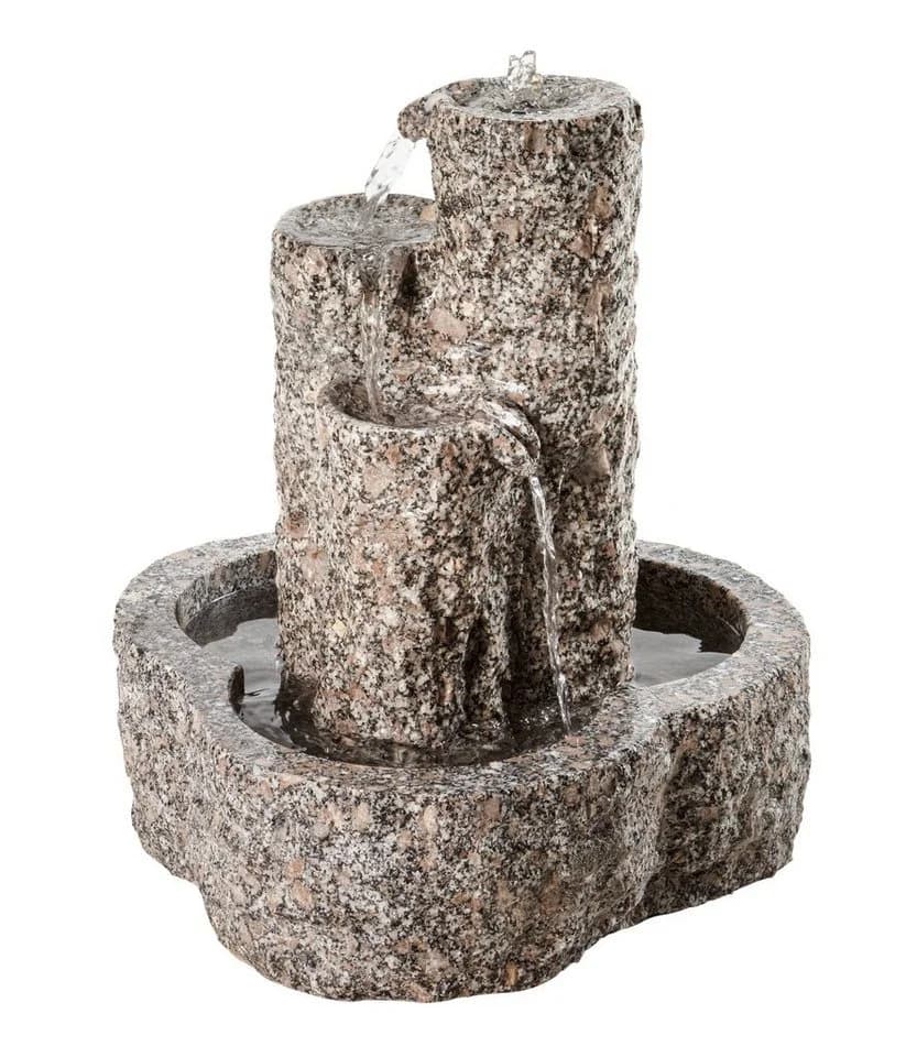 Dehner Gartenbrunnen Heidelberg Granit LED - Bild 2