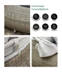 Dehner Gartenlounge-Set Sunlounger Florida mit Sonnendach Bild 3