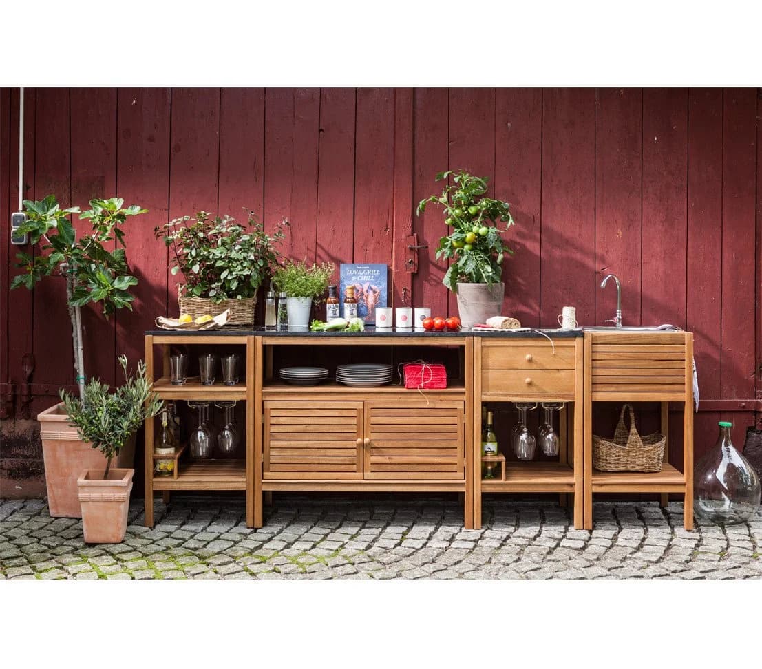 Dehner Schrank Southampton mit Schubladen und Granitplatte - Bild 5