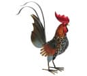 Dehner Metall-Hahn Toni Bunt Gartenfigur Deko Bild 2