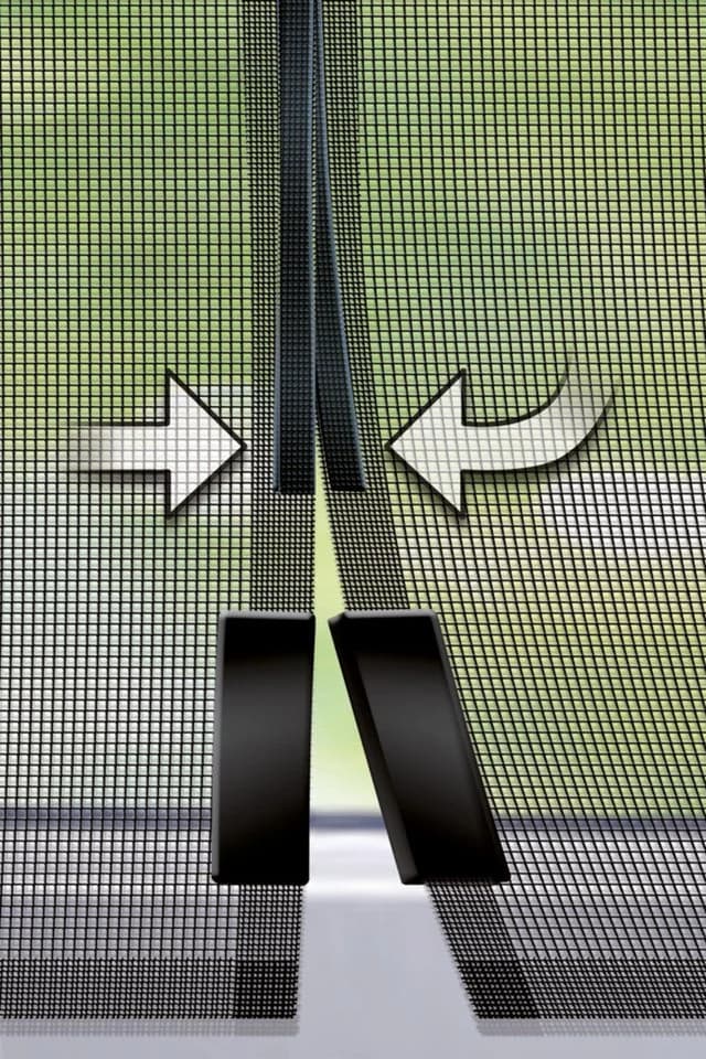 Schellenberg Insektenschutz-Magnetvorhang Anthrazit Bohrungsfrei - Bild 4