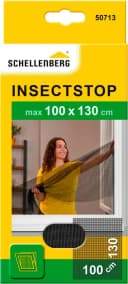 Schellenberg Fliegengitter Fenster Klettband Anthrazit/Weiß Bild 2