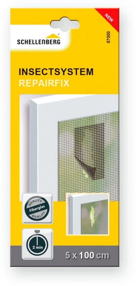SCHELLENBERG Reparatur-Set Fiberglas-Pflaster Anthrazit für Fliegengitter - Bild 2