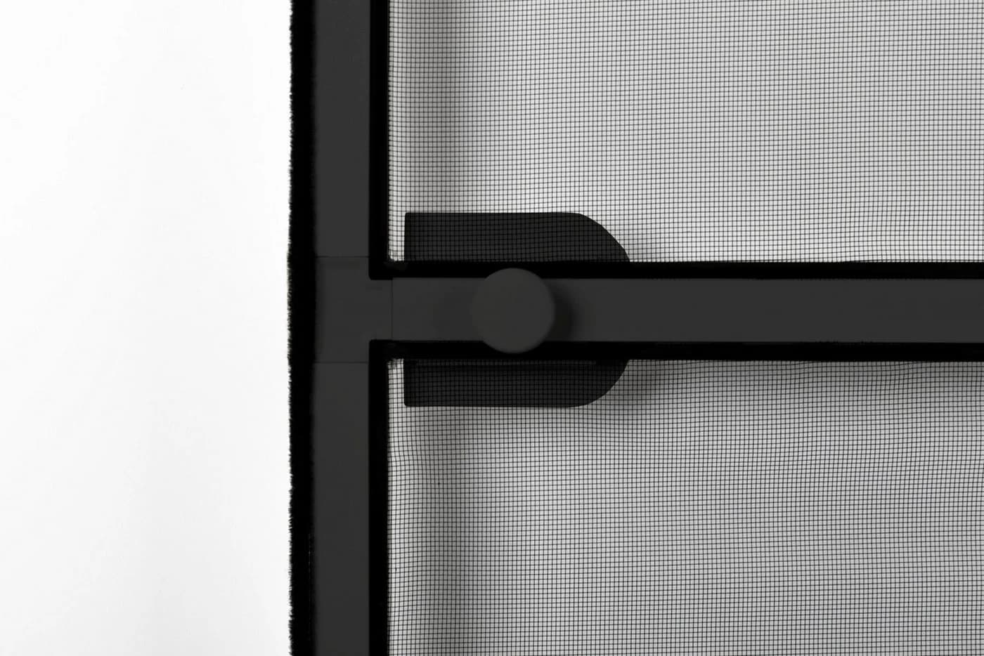Schellenberg Insektenschutz-Tür Schwarz Grau Aluminium - Bild 4