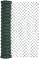 ALBERTS Maschendrahtzaun Grün 200cm Höhe 25m Länge Bild 2