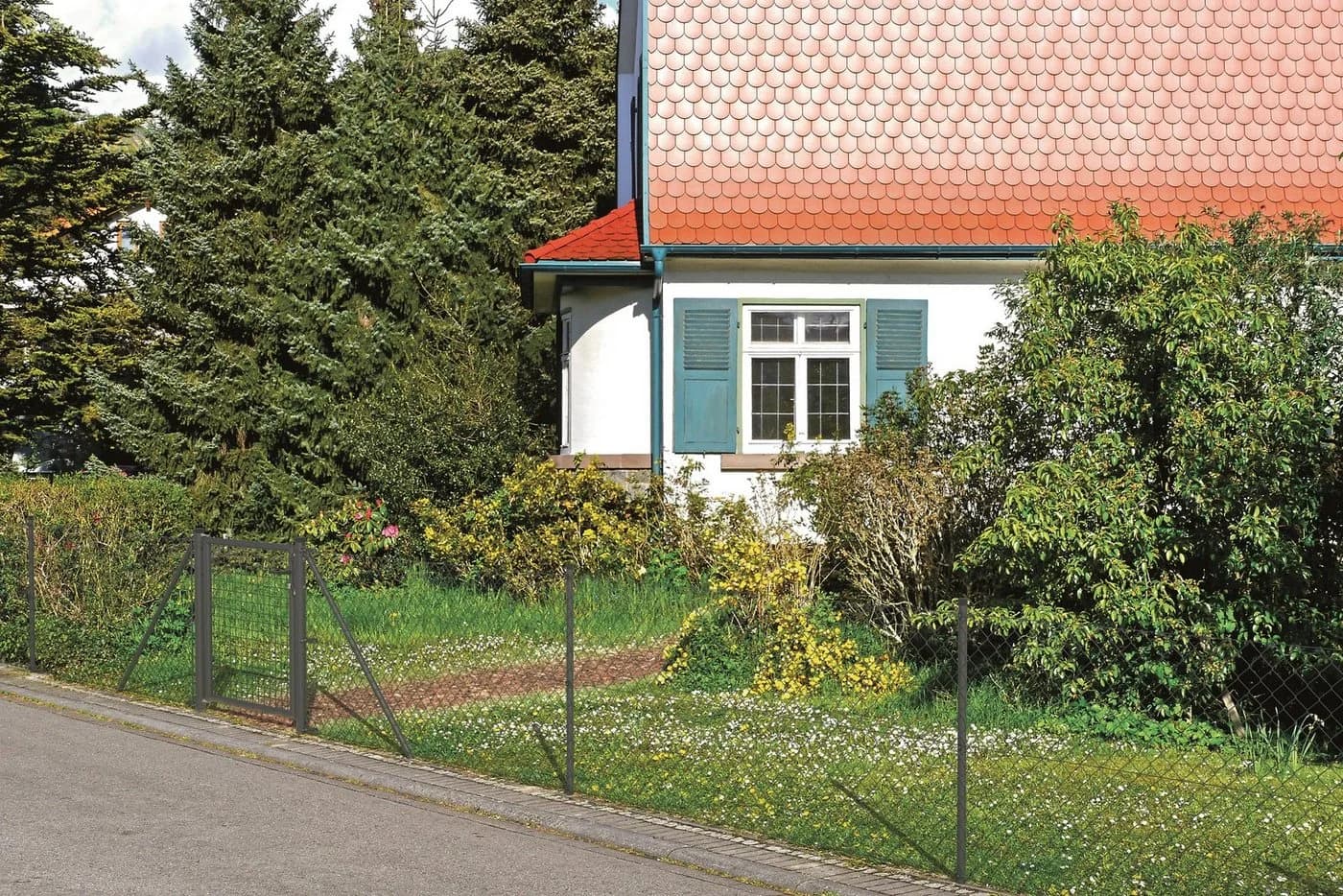Alberts Maschendrahtzaun Anthrazit 150cm Höhe 25m Länge