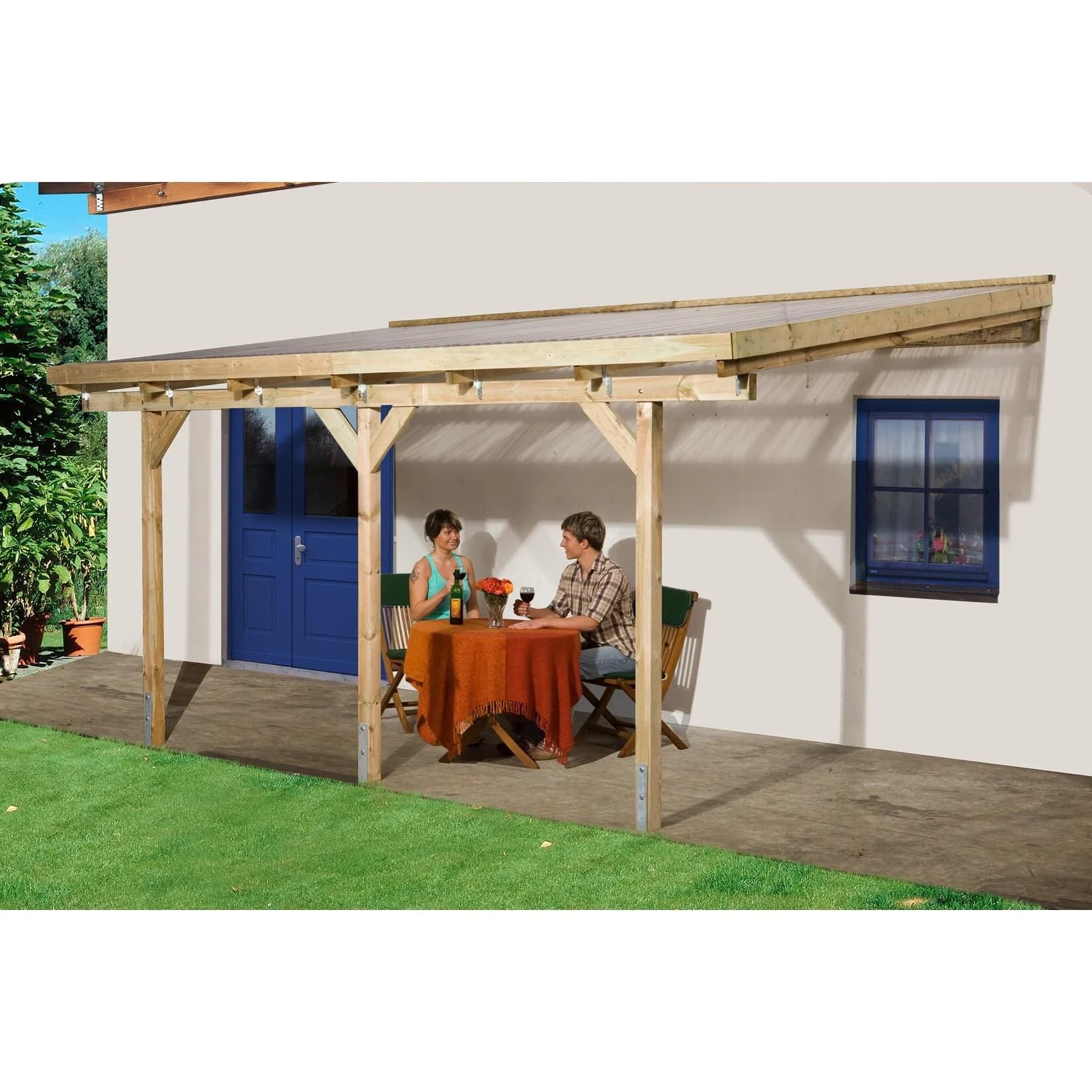 Weka Terrassenüberdachung 671 - Verschiedene Ausführungen
