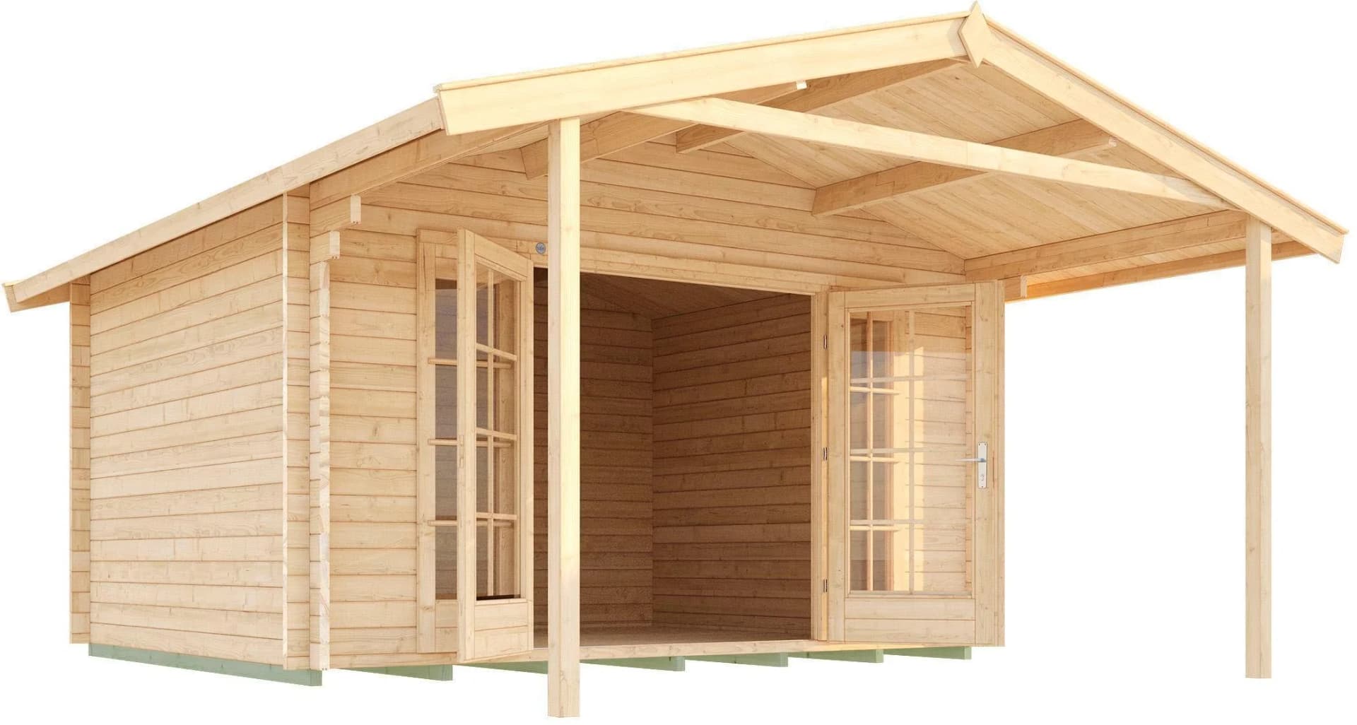 WEKA Weekendhaus 137 A Gr.2, 45 mm Gartenhaus Holzwerkstoff