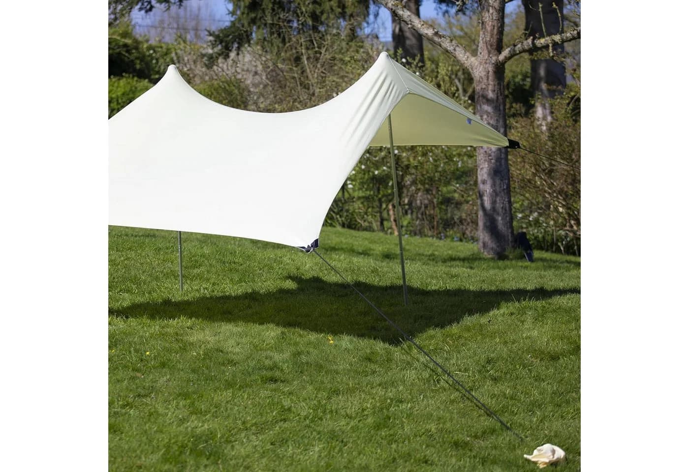 Meister Werkzeuge Sonnensegel 210x210 cm Gelb UV-Schutz LSF 50+ - Bild 5