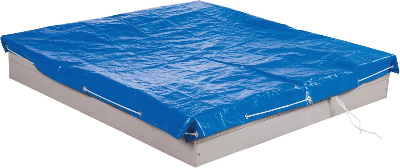roba® Sandkasten-Abdeckplane Blau Wetterfest Polyester - Bild 2