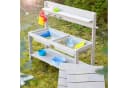 Outdoor-Spielküche aus Massivholz, wetterfest lasiert Bild 1