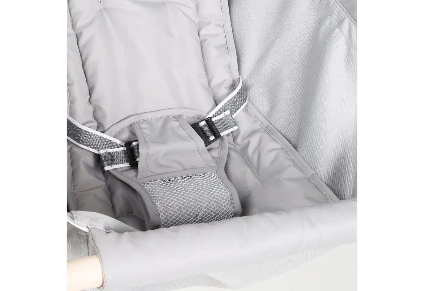 roba® Nestschaukel-Sitz Hängesitz Grau mit abnehmbarem Polster und Schrittgurt - Bild 5
