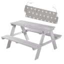 Roba Kindersitzgruppe Picknick for 4 Outdoor Grau Massivholz Bild 1