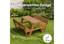 ROBA Kindersitzgruppe Picknick for 4 Outdoor + Teakholz-Optik Massivholz Bild 3