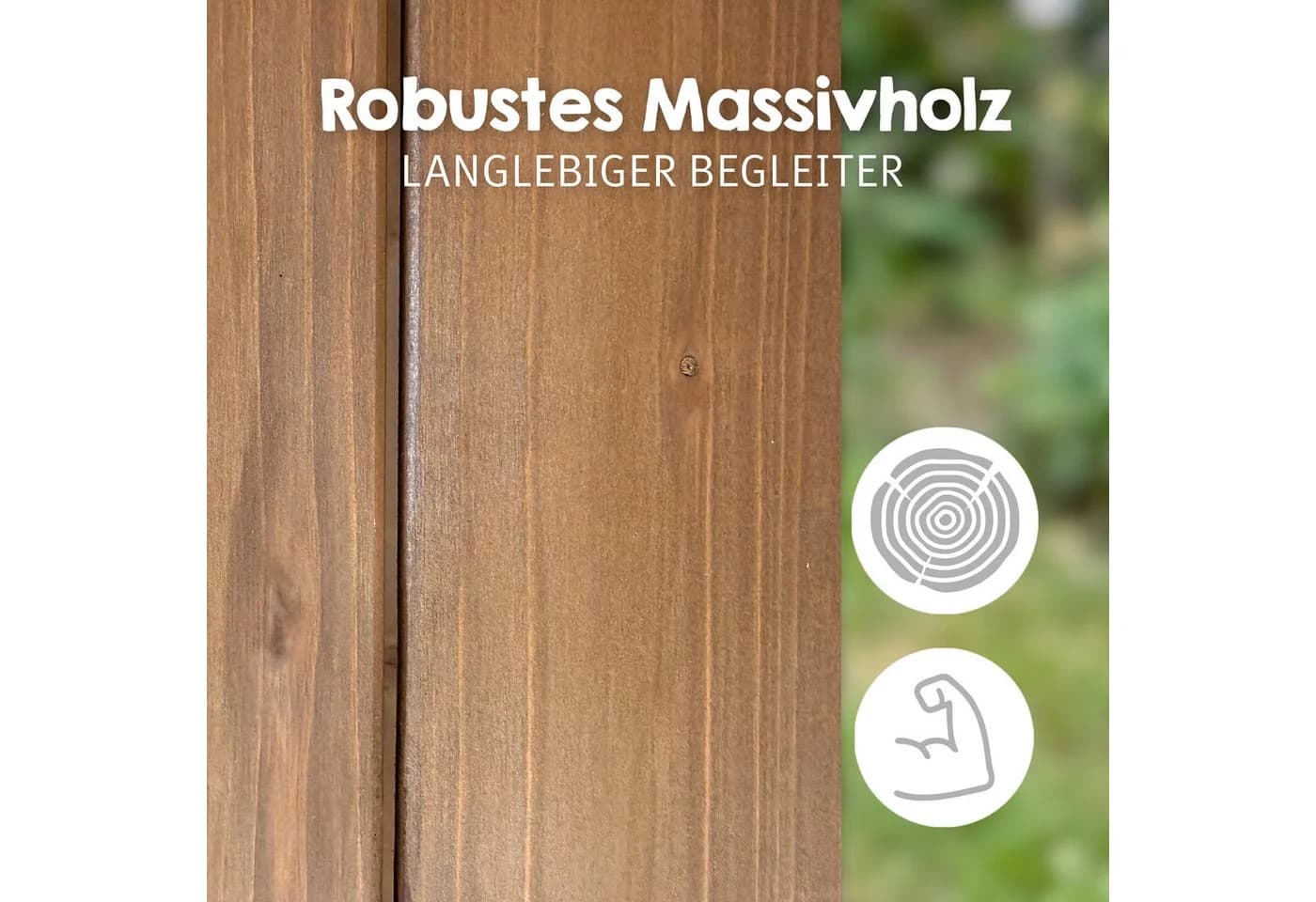 ROBA Kindersitzgruppe Picknick for 4 Outdoor + Teakholz-Optik Massivholz - Bild 5