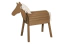 roba® Schaukelpferd Outdoor Massivholz Teak Bild 2
