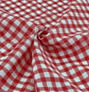 heimtexland Hussen-Set Bierzeltgarnitur 3-teilig Rot Karo Bild 3