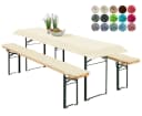 heimtexland Hussen-Set Bierzeltgarnitur 3-tlg. Beige Polycotton Bild 2