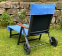 heimtexland Liegenauflage Hygiene Schonbezug Frottier Liegestuhl-Auflage Blau Bild 1